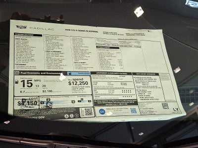 2026 Cadillac CT5-V V-Series Blackwing