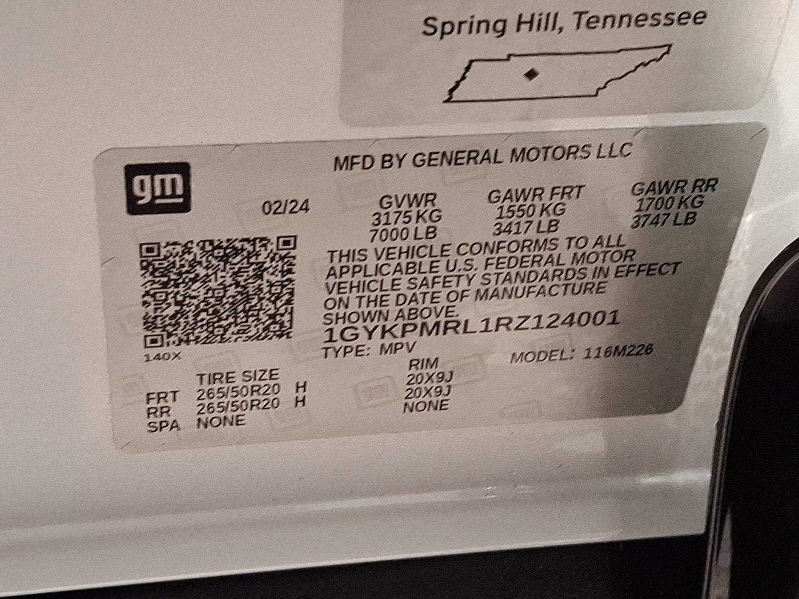 2024 Cadillac LYRIQ Tech