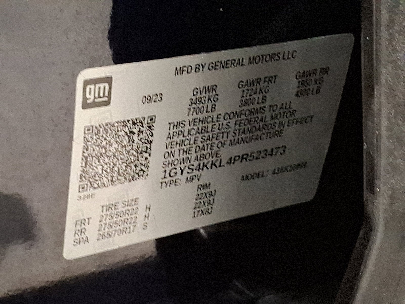 2023 Cadillac Escalade ESV Premium Luxury